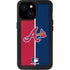 MLB Atlanta Braves Split iPhone 15 Waterproof Case
